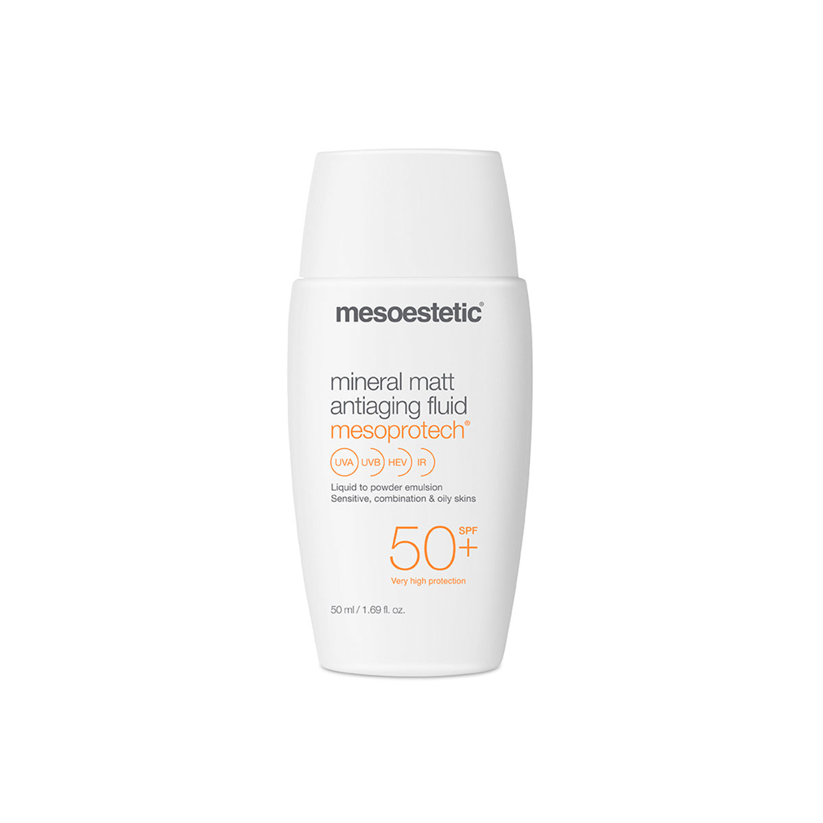 Mesoestetic Mesoprotech Mineral Matt Antiaging Fluid 50+