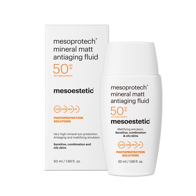 Mesoestetic Mesoprotech Mineral Matt Antiaging Fluid 50+