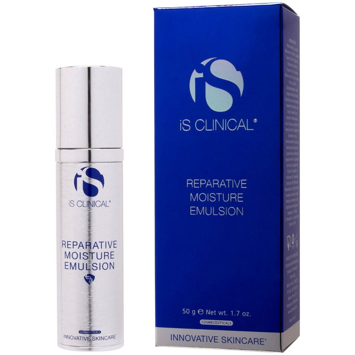 iS Clinical ~ Reparative Moisture Emulsion 50 g e Net wt. 1.7 oz.