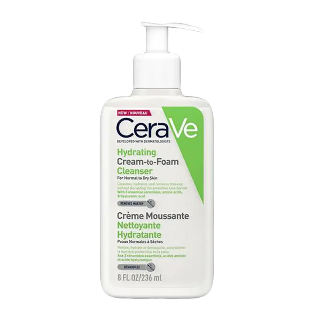 CeraVe ~ Hydrating Cream-To-Foam Cleanser 236ml