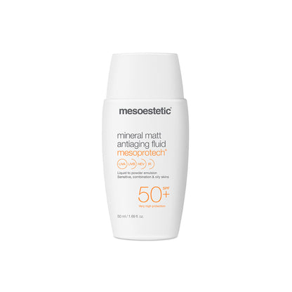Mesoestetic Mesoprotech Mineral Matt Antiaging Fluid 50+