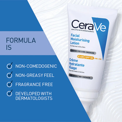CeraVe ~ Facial Moisturizing Lotion SPF50 52ml